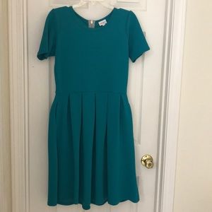 Teal Lularoe Amelia dress